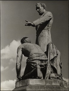 Thomas Ball's statue of Lincoln in Park Sqare, Boston