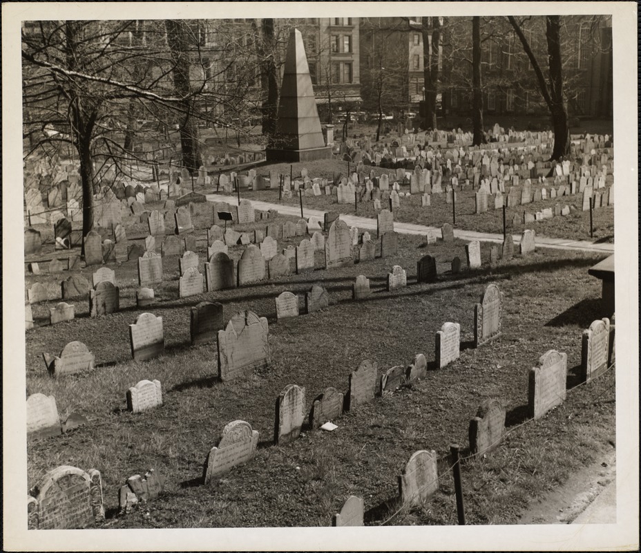 Boston. Granary Burial Ground