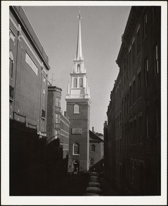 "New tower," Old No. Church, Boston