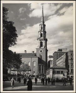 Park St. Church, from Boston Common
