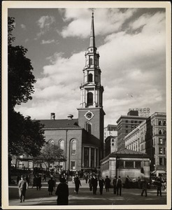 Park Street Church, Boston, Mass. From Boston Common