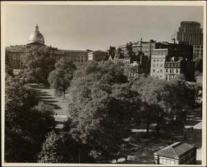 Boston Common & state capitol