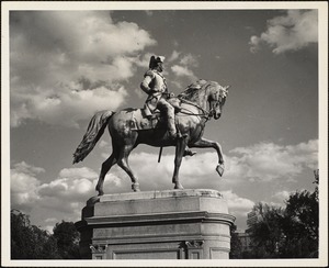 Thomas Ball's statue of Washington in the Boston Public Garden