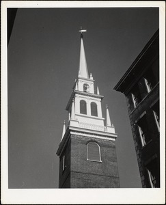 "New tower," Old No. Church, Boston