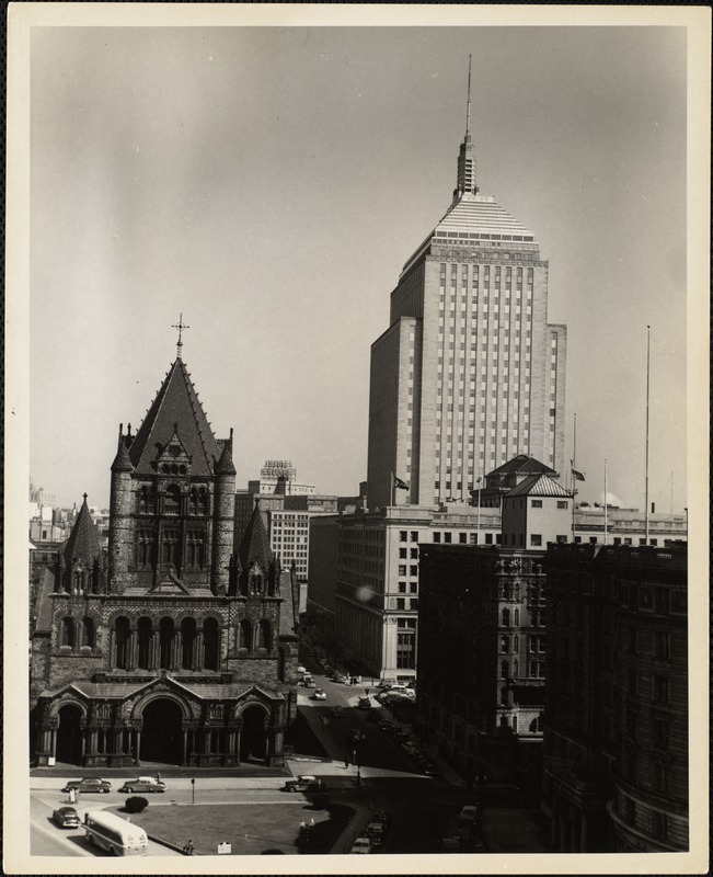 Trinity Church & John Hancock Life Ins. home office bldg - Boston, Mass