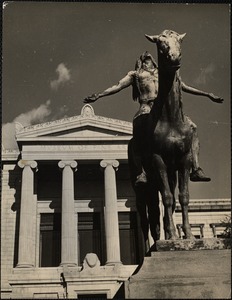 Art museum. Appeal to Great Spirit statue, Boston