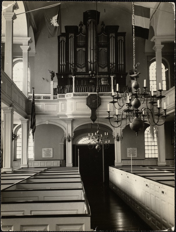 Interior of the Old North Church, Boston