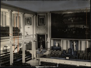 Interior of Faneuil Hall, Boston