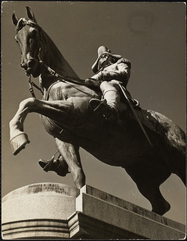 Thomas Ball's statue of "Washington," Boston Public Garden