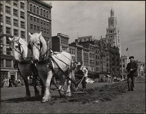 Copley Square plowing