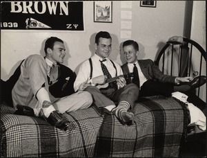 L to R. Kenneth Frank, Russell Wood, Frederick Maxted