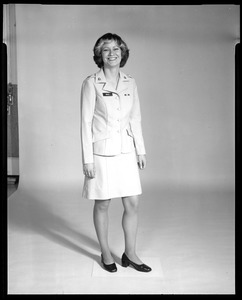 CEMEL- clothing, women's uniform summer skirt + jacket (long sleeve) (front view)