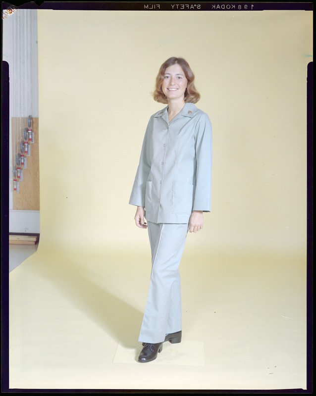 CEMEL- clothing women's uniform summer, pantsuit (front view) (long sleeve)