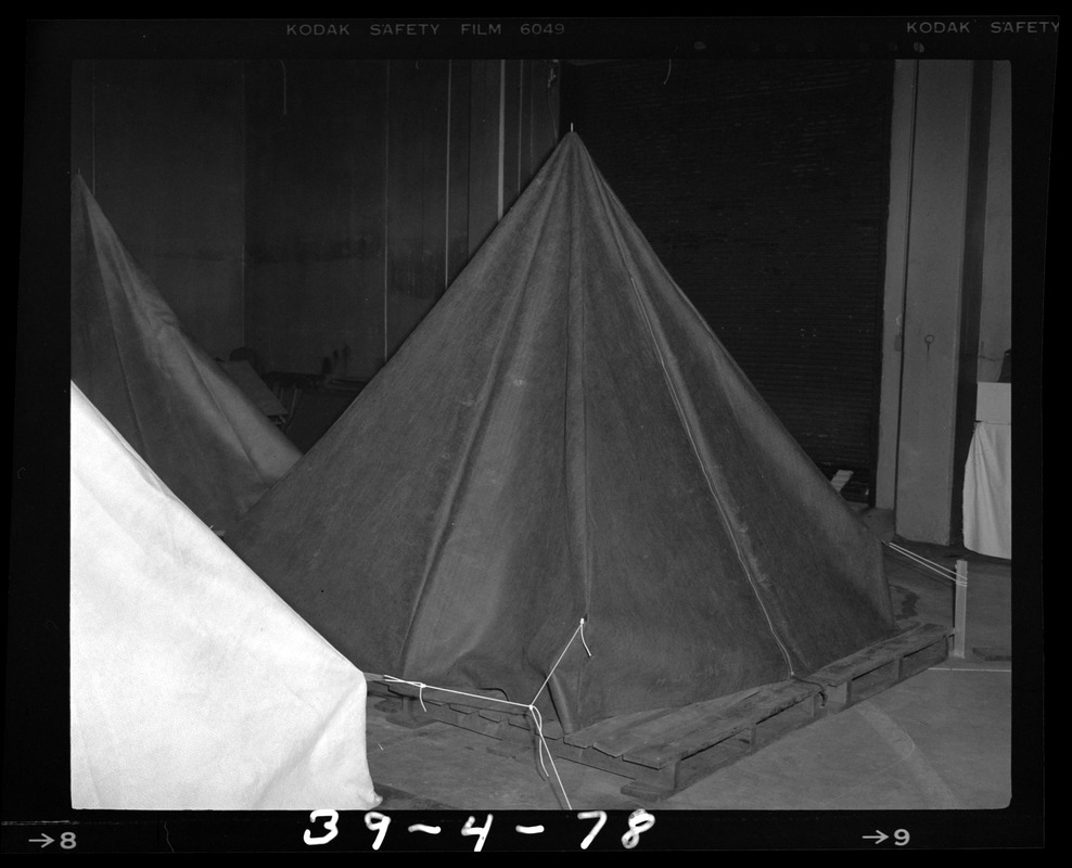 Tents, before rain test