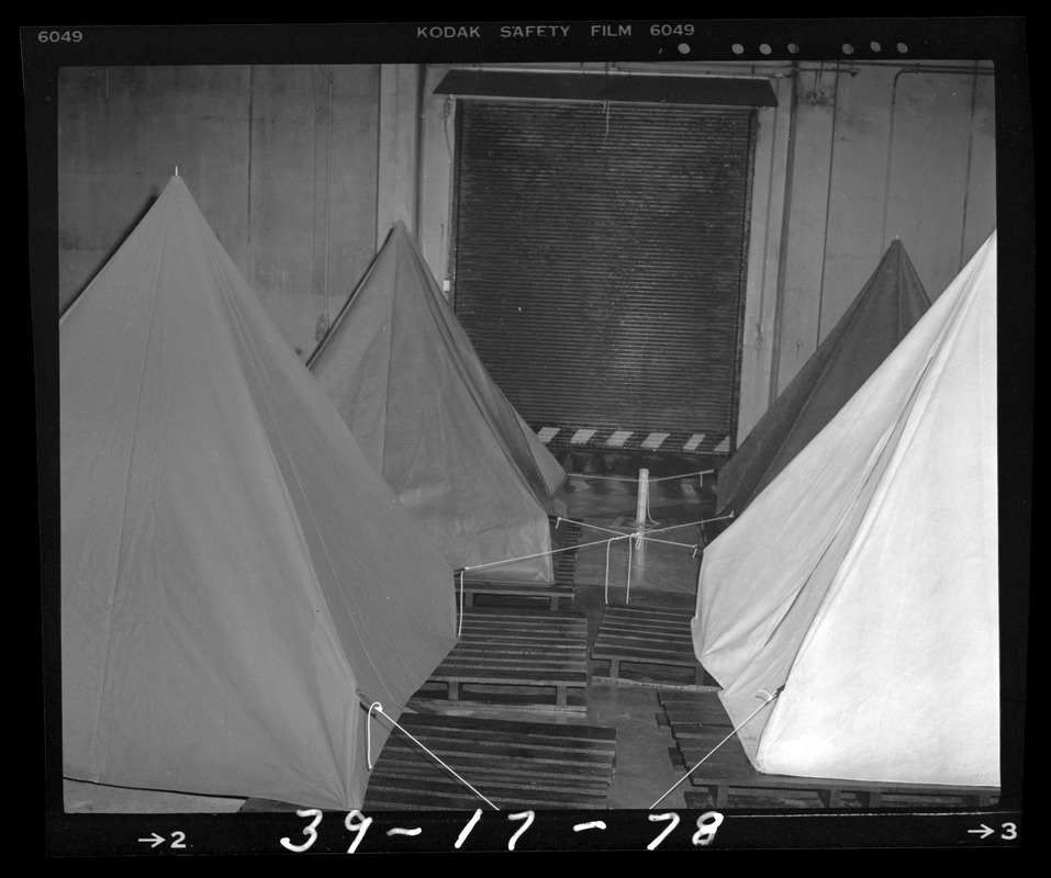 Tents, after test