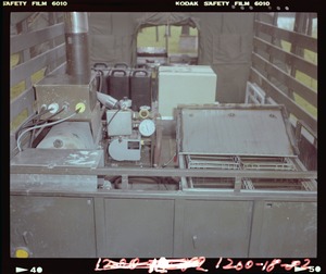 Food lab, mobil field kitchen