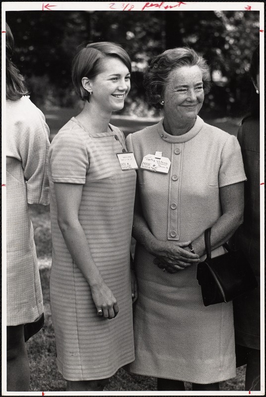 L. to R. Deborah Strom '70; Martha Whitcomb Strom '36