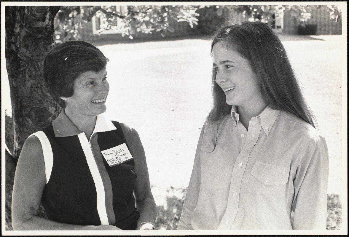 Joanne Roberts Thompson '43 and Julie Thompson