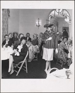 Boston club. Fashion show luncheon at Ritz, Mar 24 '66