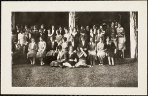 Junior class, Pine Manor, Wellesley, Mass. Spring 1926