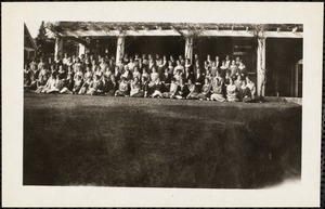 Junior class, Pine Manor, Wellesley, Mass. Spring 1926