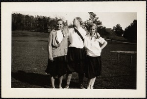 Rebecca Gardner, Eloise Dinsmore, Winifred Billsland