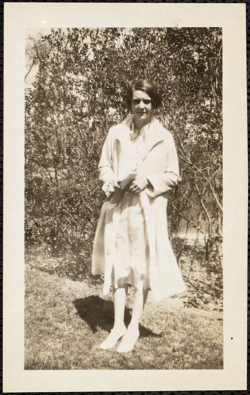 Susanne Richardson, Pine Manor, Wellesley, Mass. Spring 1926