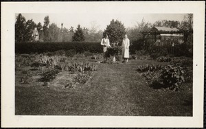 Grove House garden, Pine Manor, Wellesley, Mass. Spring 1926