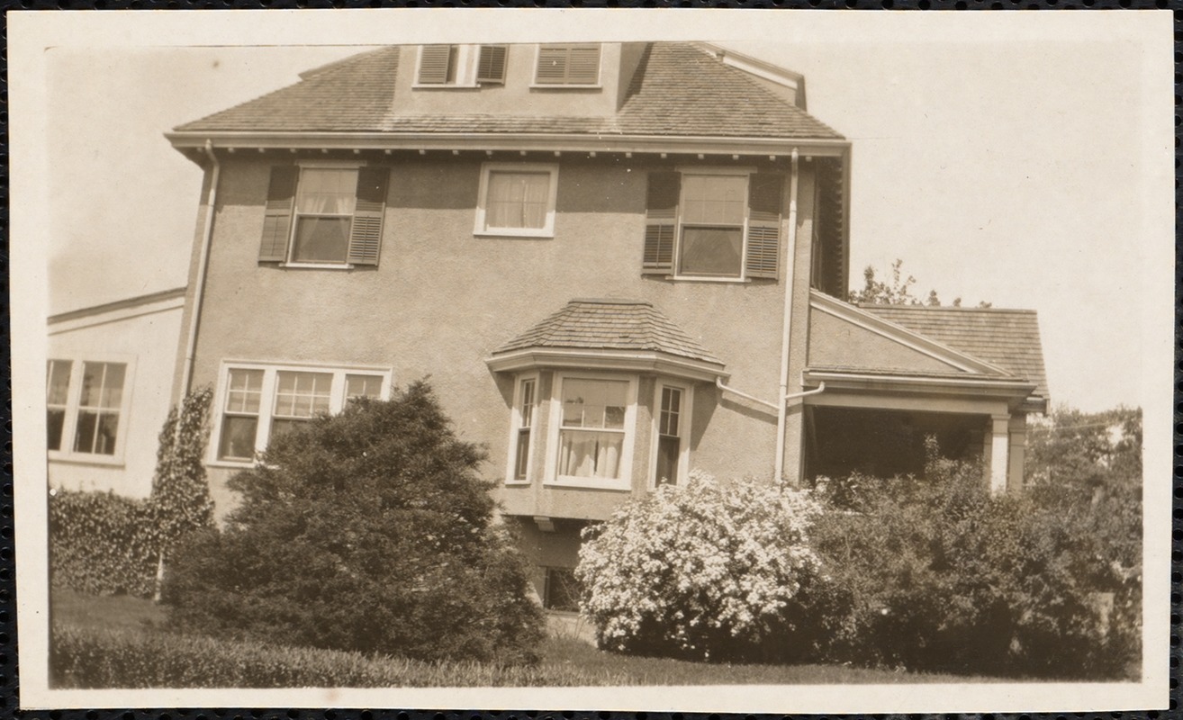 Pine Manor, Wellesley, Mass. June 1926