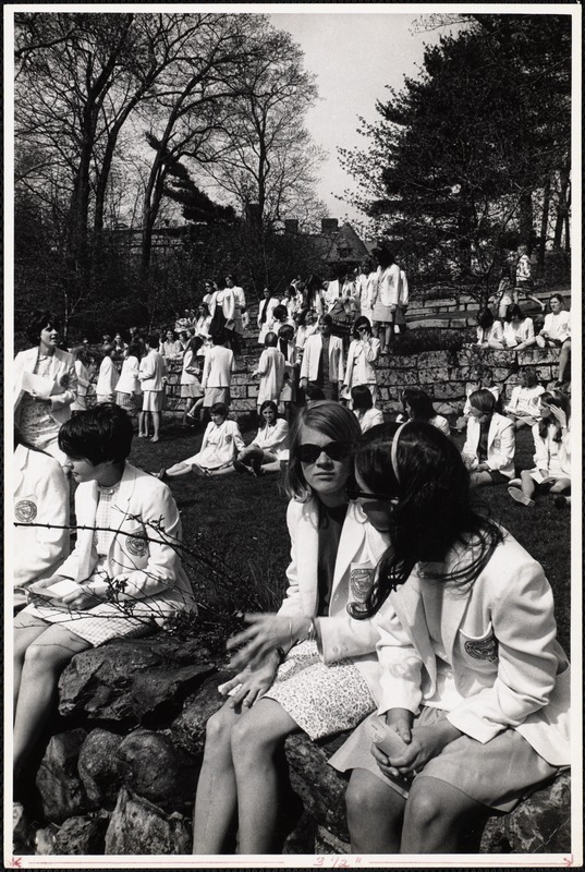 Ground breaking for Ellsworth Hall, spring 1967