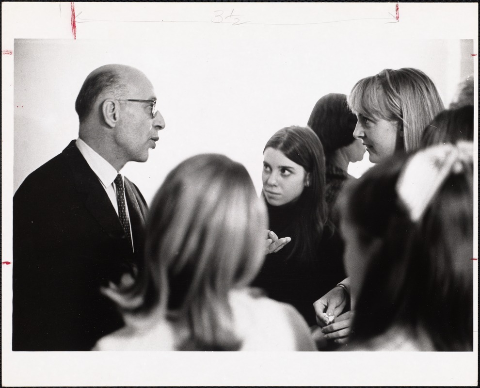 M. Jacque Massenet - dedication of Le Manoir Madeleine, Oct. 1967