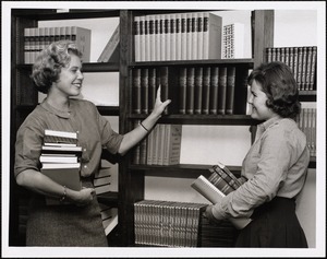 Orientation, 1960. Getting books in bookstore