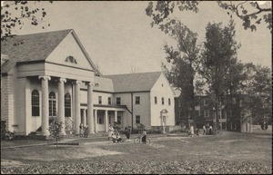 Westlea and the Alumnae Library, Pine Manor Junior College, Wellesley