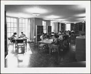 Pine Manor Alumnae Library, Oct. 1957