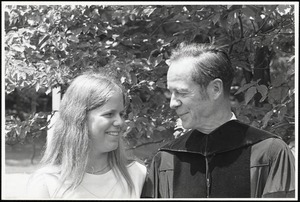 Ambassador Yost & daughter Felicity - '70 commencement