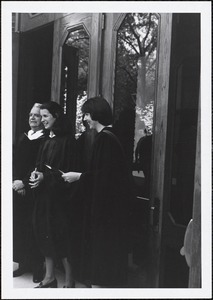 Jane Tracy, Rosemary Ashley, convocation May 18, 1975
