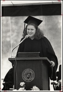 Linda Buchanan '76. Commencement '76