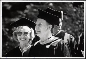 Commencement '81. Dorothy McGuire & Ben Pegg