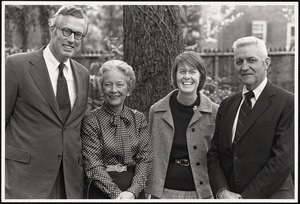 Pres Ferry w wife & godchildren