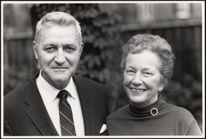 Dr. Frederick C. Ferry, Jr., president of Pine Manor Junior College, Chestnut Hill, Mass., and Mrs. Ferry