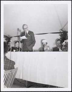 Inauguration of President Frederick Carlos Ferry Jr., 1956