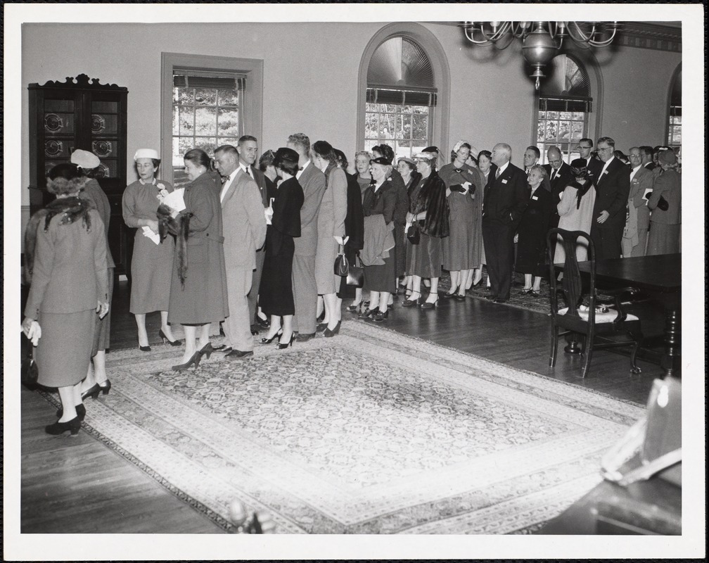 Receiving line, inauguration of Pres. Ferry