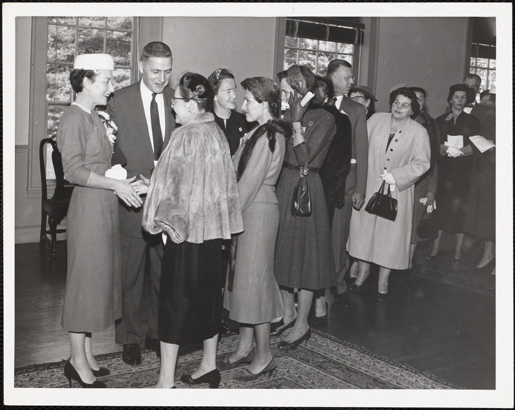 Receiving line, inauguration of Pres. Ferry