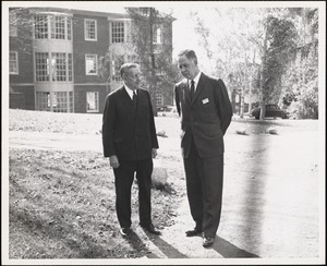 l - Dr. Frank Boyden, r - Dr. R. McEwen at inauguration of Pres. Ferry