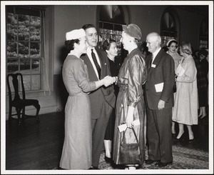 Receiving line. Inauguration of Pres. Ferry