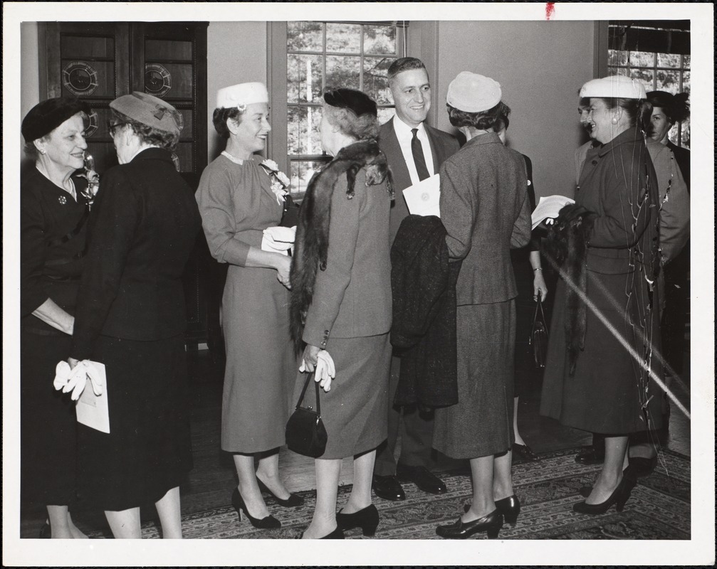 Receiving line. Inauguration of Pres. Ferry