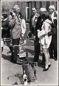 President Ferry and guests, Fathers' Weekend, 1969