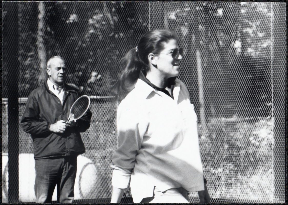 Paddle tennis, Parents Weekend, fall 81