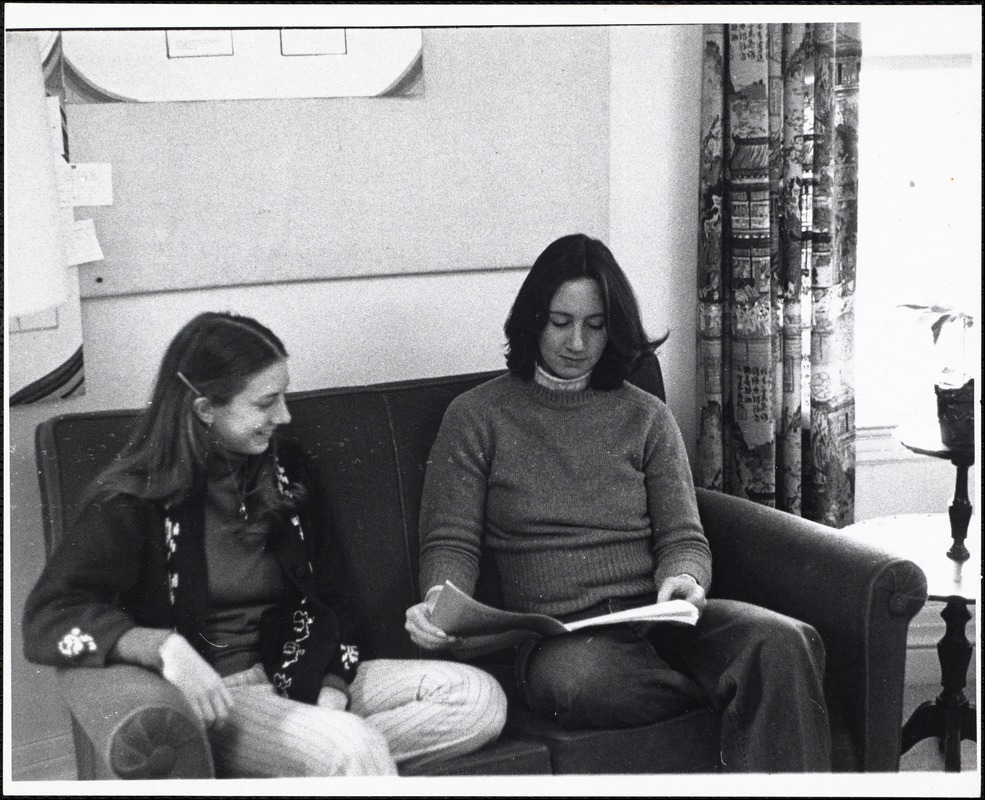 Student lounge - main house, Jan. '77
