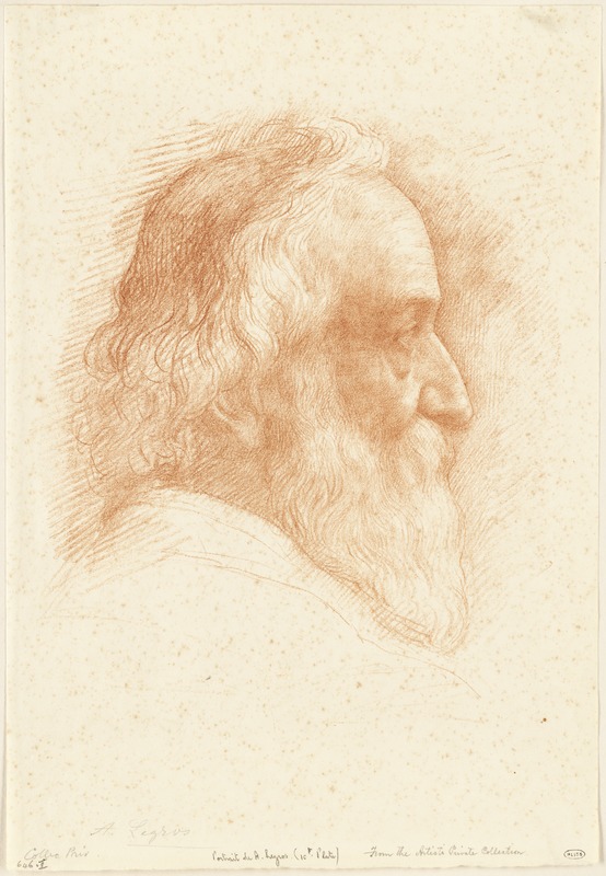 Portrait De A. Legros (10th Plate)